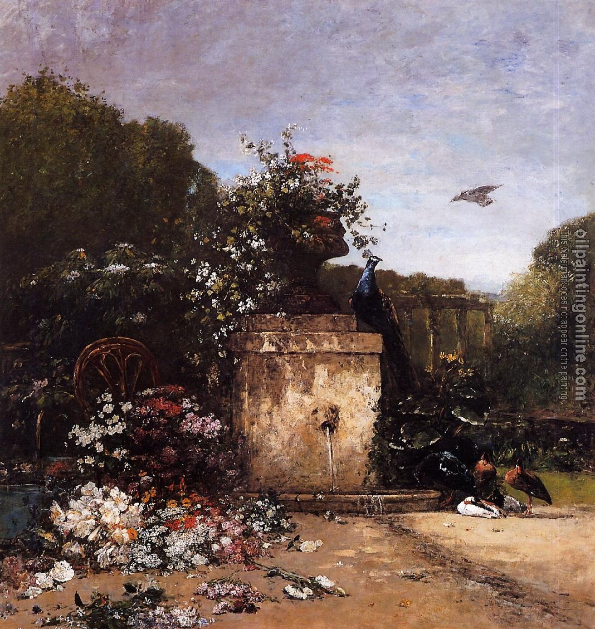 Boudin, Eugene - The Garden